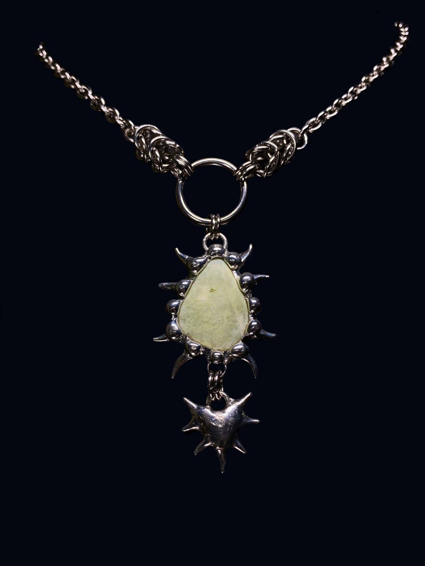 Handmade Quartzite Pendant – Necklace or Earring