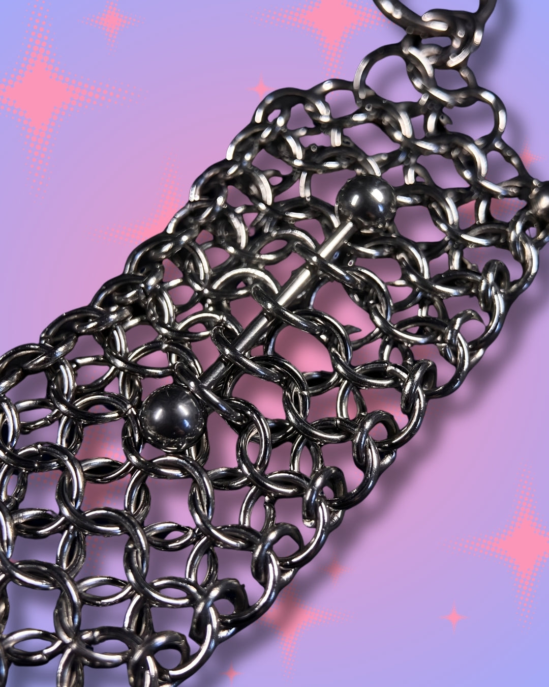 ethereal grunge amethyst necklace