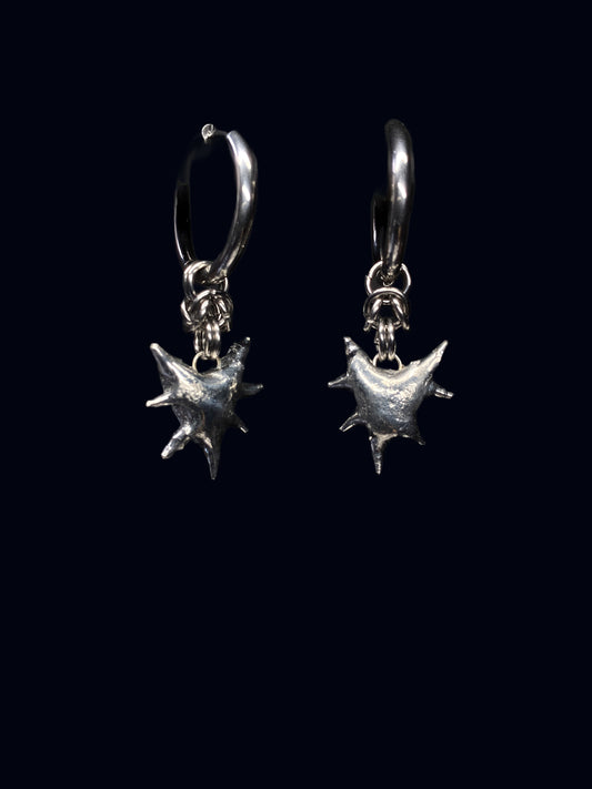 Handmade Heart Charm Earrings II