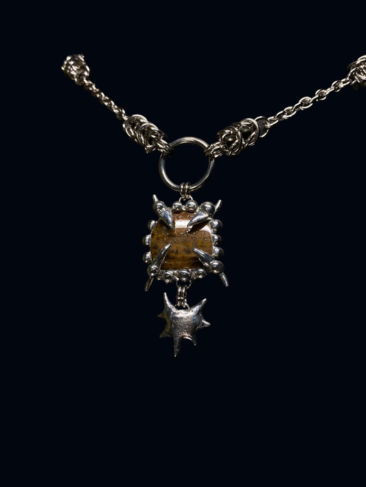 Handmade Montana Moss Agate Pendant – Necklace or Earring