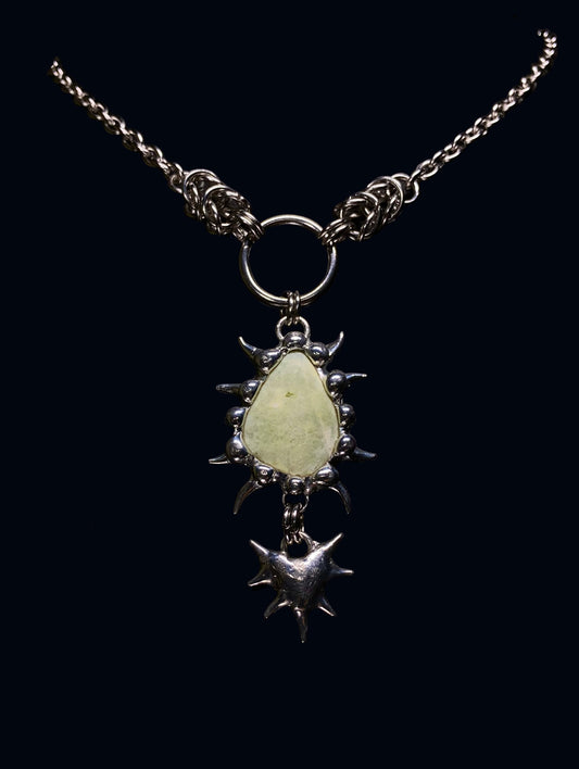 Handmade Quartzite Pendant – Necklace or Earring