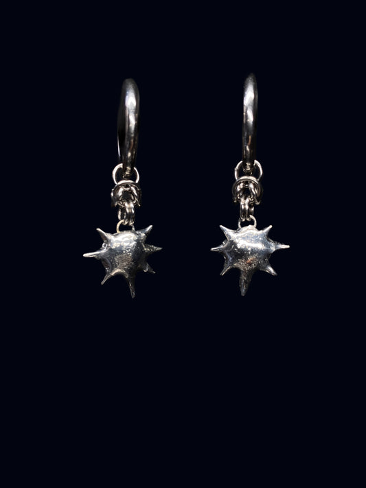 Handmade Sun Charm Earrings II