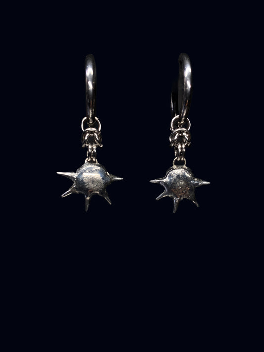 Handmade Sun Charm Earrings IV