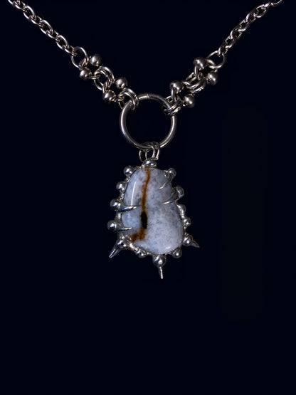 Handmade Agate Pendant Necklace