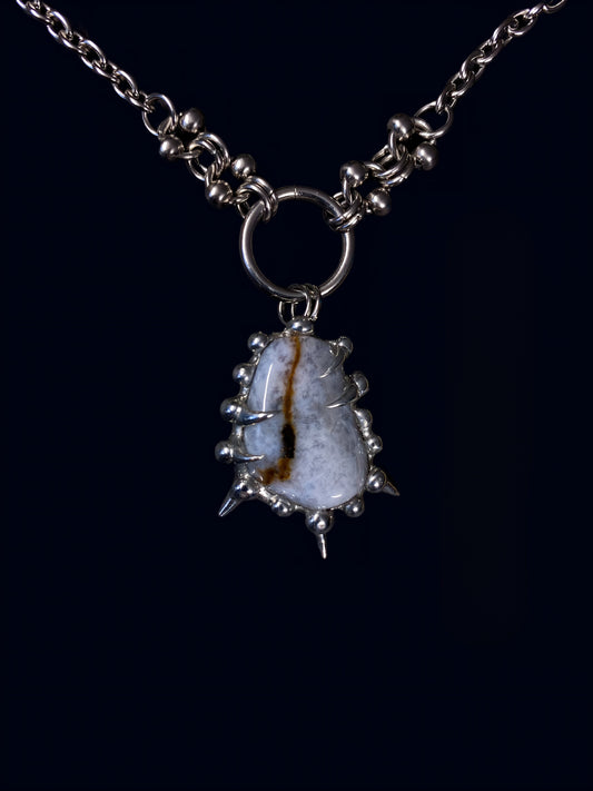 Handmade Agate Pendant Necklace