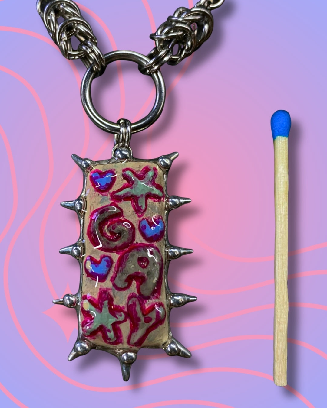 Handmade Pridebeast Pendant Necklace