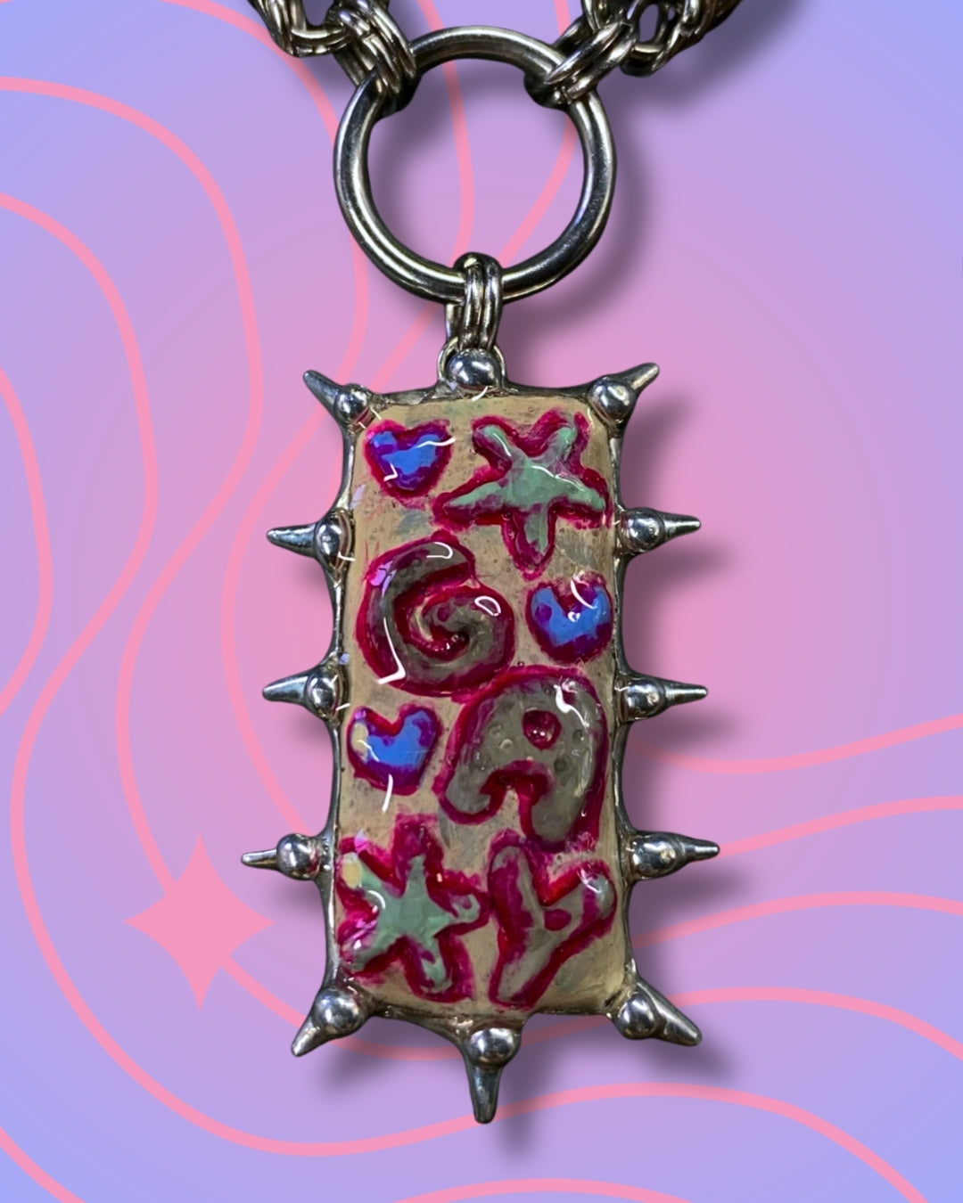 Handmade Pridebeast Pendant Necklace