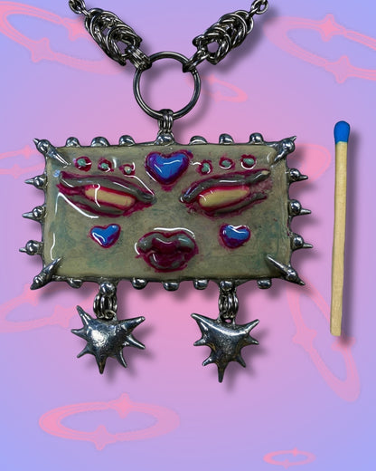 Handmade Venamour Monster Pendant Necklace