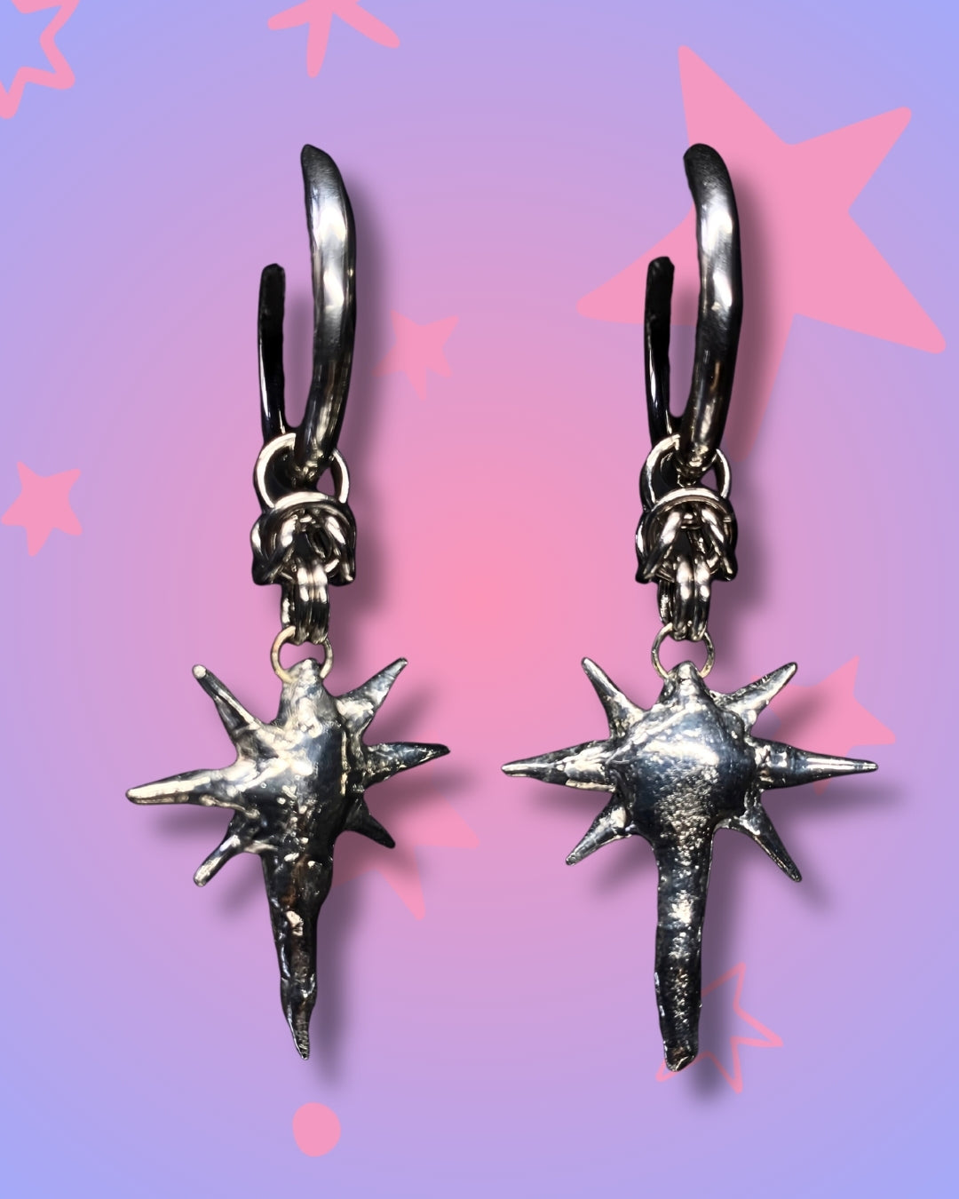 Handmade Star Charm Earrings