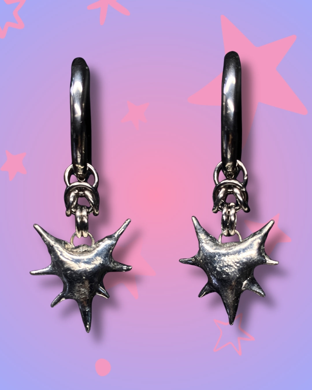 Handmade Heart Charm Earrings I