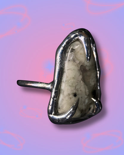 Handmade Hydrogrossular Ring (Size 55)