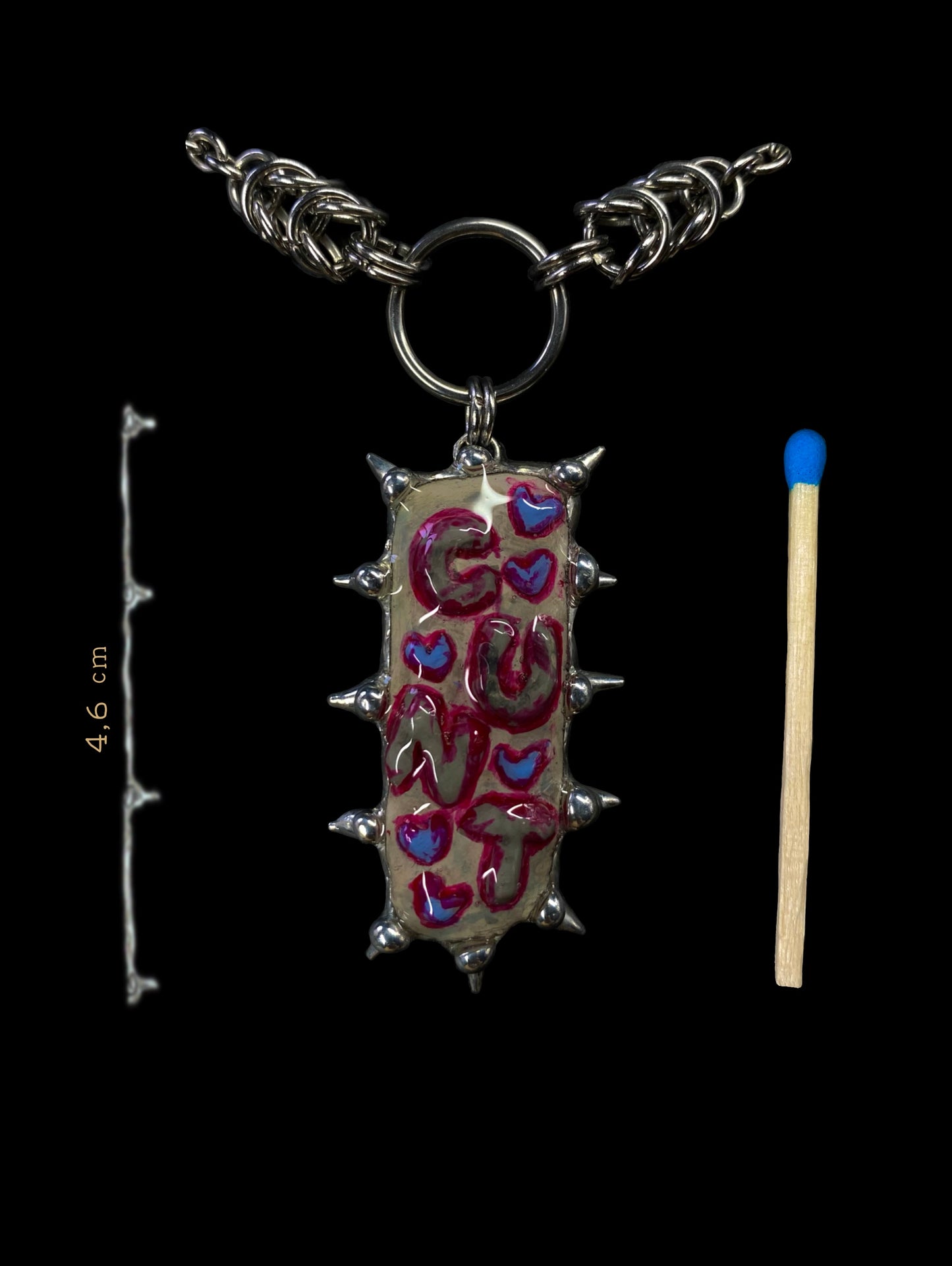 Handmade Heartcunt Pendant Necklace