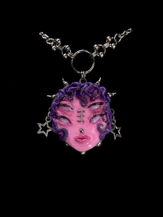 Plum Queen Pendant