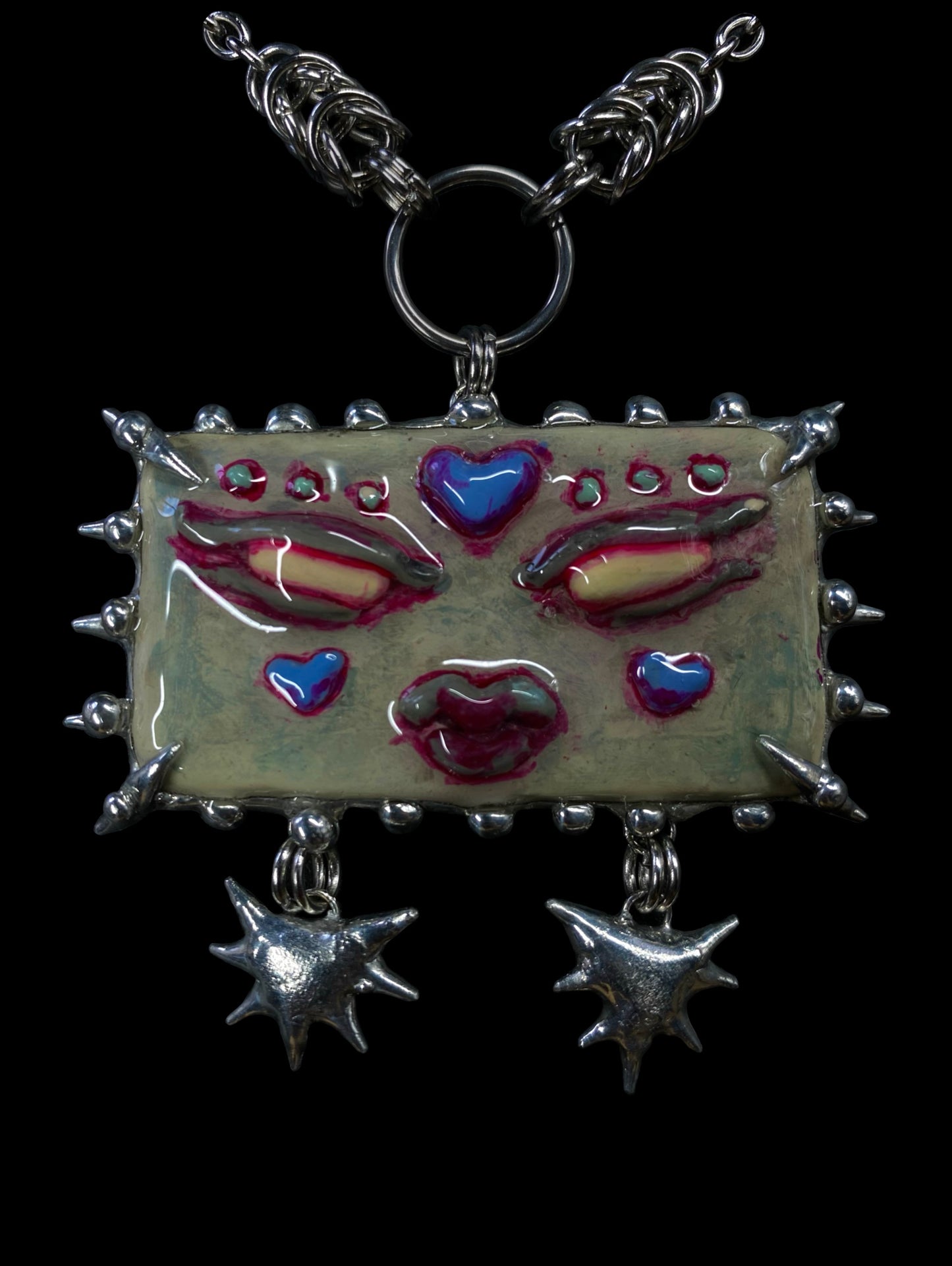 Handmade Venamour Monster Pendant Necklace